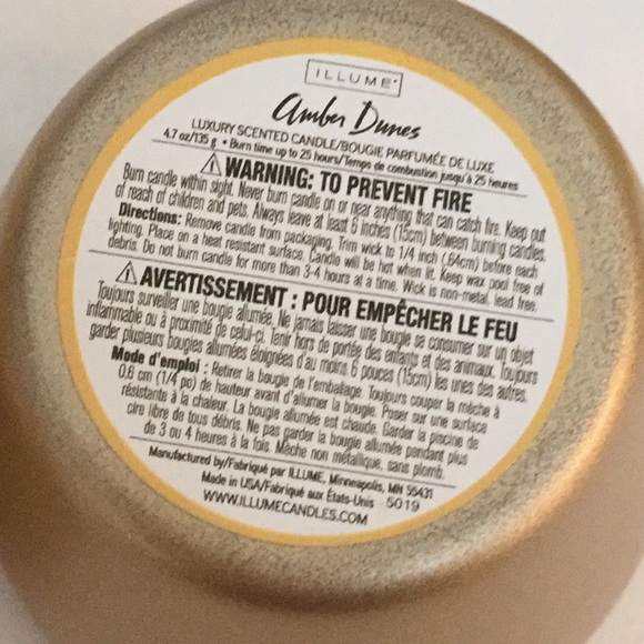 Amber Dunes luxury Scented Candles Set of 2 - Picture 3 of 6